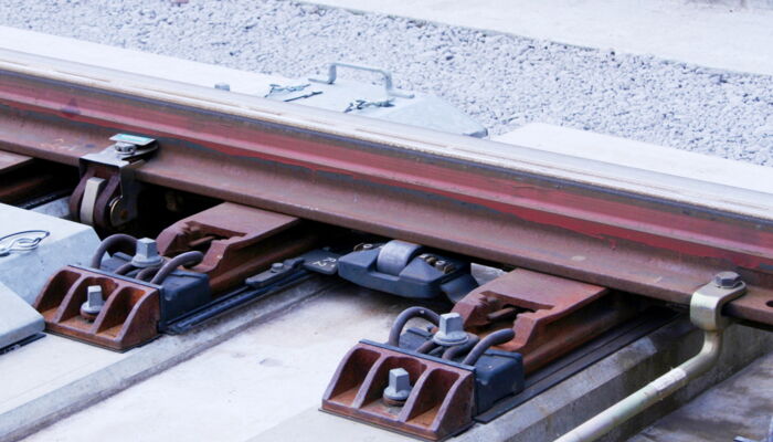 Detail Eisenbahngleise