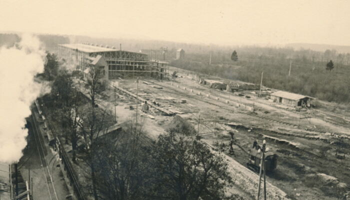 Luftbild Bauarbeiten Walzwerk Nord 1969