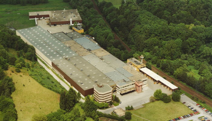 Aerial view Wieland factory Langenberg
