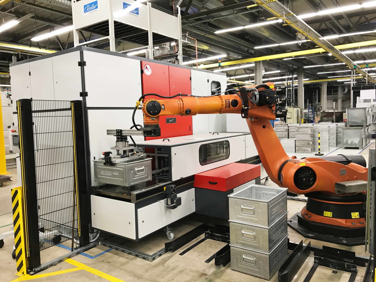 Robots on the factory floor