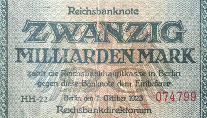 Auszug Banknote 1923