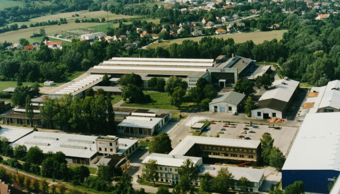 Aerial view Wieland factory Austria